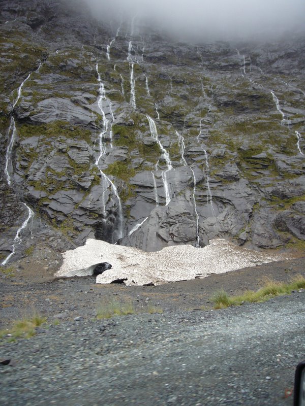 Gushing water everywhere